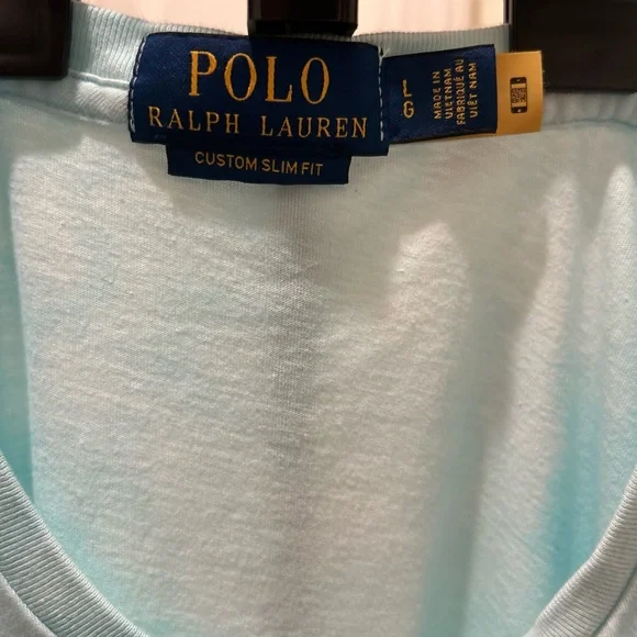 Ralph Lauren Light Blue Tie-Dye Polo Bear Fishing Tee - Picture 4 of 4